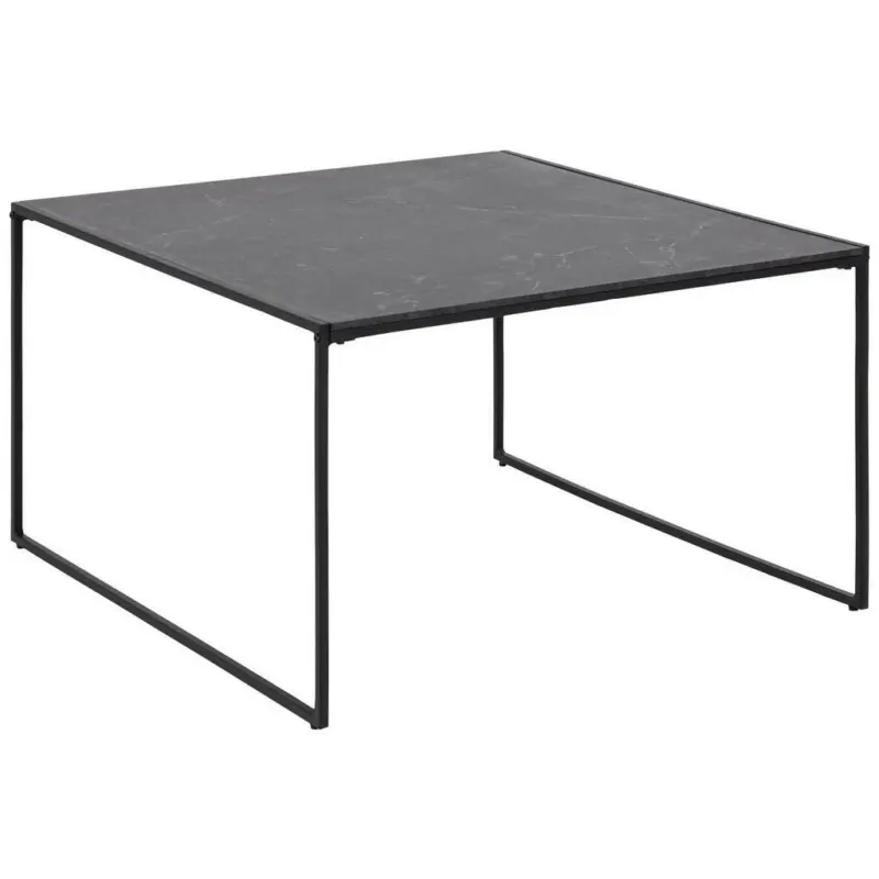 Couchtisch in Metall, Holzwerkstoff 80/80/48 cm