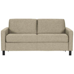 Schlafsofa in Webstoff Beige