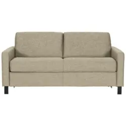 Schlafsofa in Webstoff Beige