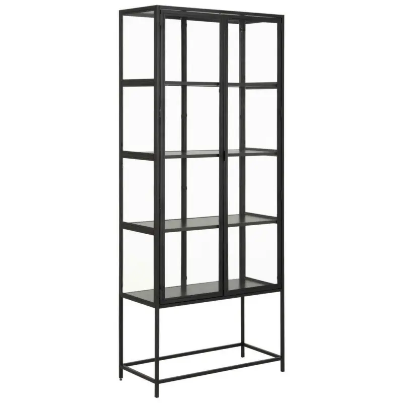 Vitrine in Schwarz