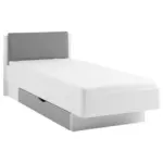 XXXLutz Lauterach - Ihr Möbelhaus bei Bregenz Stauraumbett 90/200 cm in Grau, Weiß