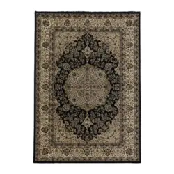 Webteppich Kashmir 2608 Schwarz