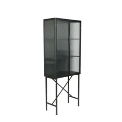 Vitrine in Schwarz