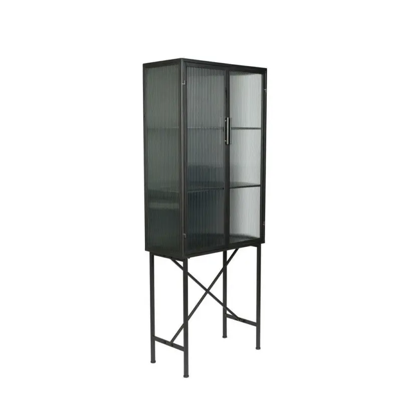 Vitrine in Schwarz