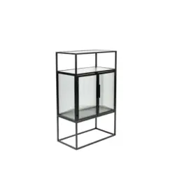 Vitrine in Schwarz