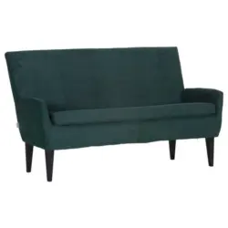 Sitzbank in Textil Grün