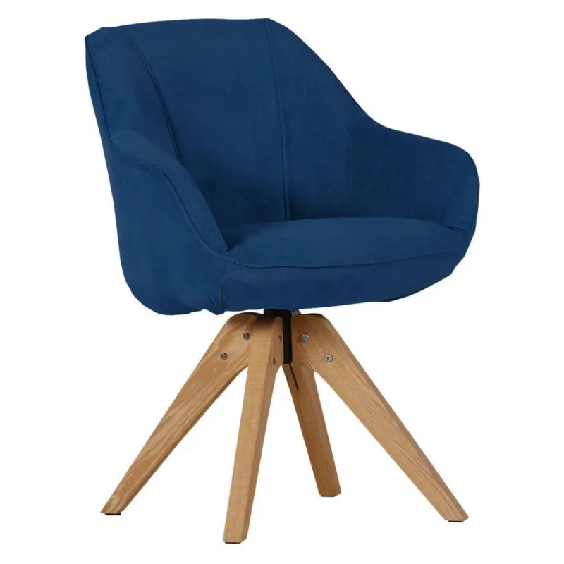 Armlehnstuhl in Velours