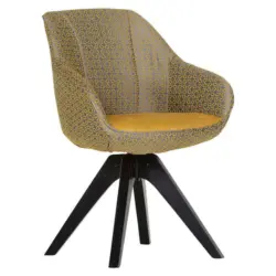 Armlehnstuhl in Chenille