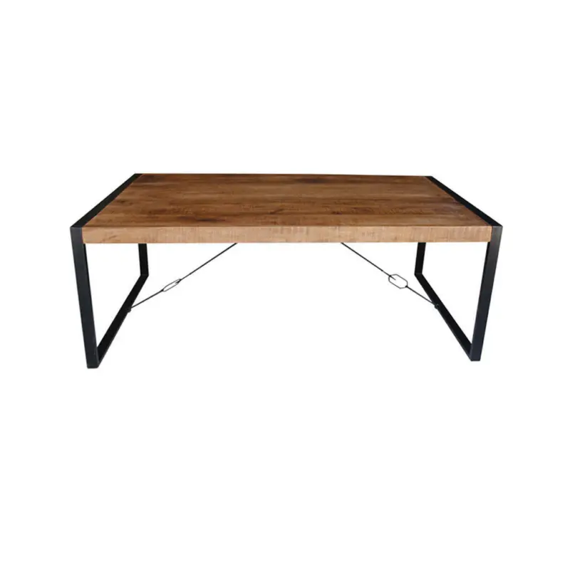 Esstisch in Holz, Metall 180/90/76 cm