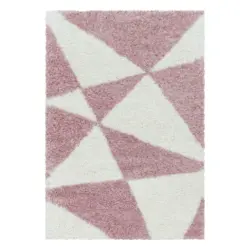 Hochflorteppich Tango 3101 Rosa