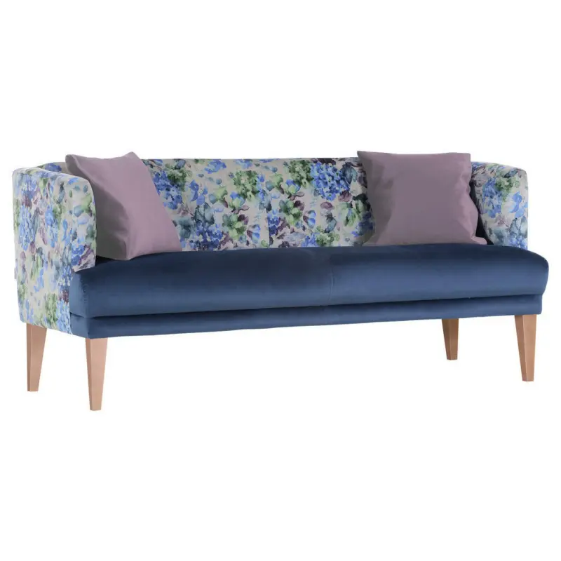 Sitzbank 190/83/70 cm in Blau, Grün, Lila, Eichefarben, Beige