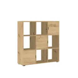 Regal 122,5/125,8/38 cm Eichefarben