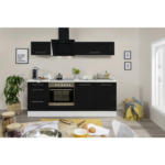 XXXLutz Liezen - Ihr Möbelhaus in Liezen Küchenblock 210 cm in Schwarz, Weiß
