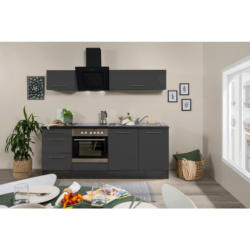 Küchenblock 210 cm in Grau