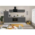 XXXLutz Lauterach - Ihr Möbelhaus bei Bregenz Küchenblock 270 cm in Grau, Weiß