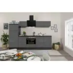 XXXLutz Lauterach - Ihr M&ouml;belhaus bei Bregenz K&uuml;chenblock 270 cm in Grau, Eichefarben