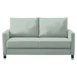 Schlafsofa in Flachgewebe Hellgrün