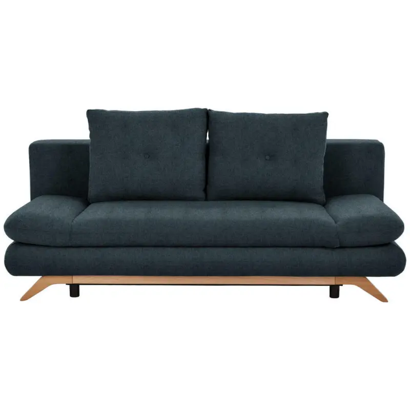 Schlafsofa in Flachgewebe Dunkelgrau