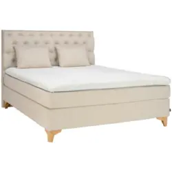 Boxspringbett 180/200 cm in Naturfarben