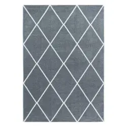 Hochflorteppich Rio 4601 silber