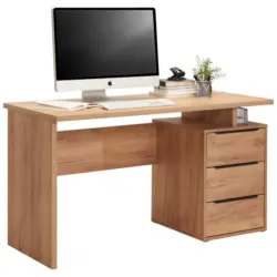Schreibtisch 138/60/76 cm in Eichefarben