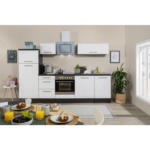 XXXLutz Spittal - Ihr Möbelhaus in Spittal an der Drau Küchenblock 280 cm in Grau, Weiß