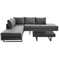 Loungegarnitur 3-teilig 207/64/75 cm