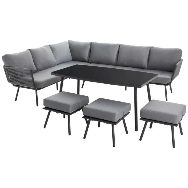 Loungegarnitur 203/252 cm