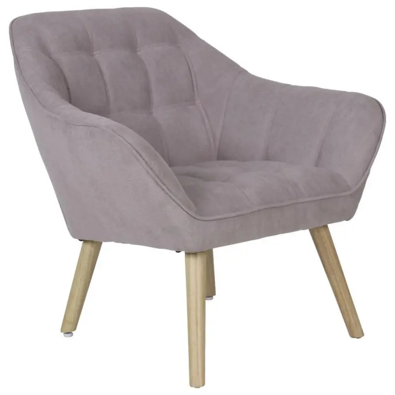 Sessel in Webstoff Rosa