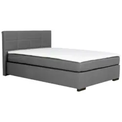 Boxspringbett 120/200 cm in Grau