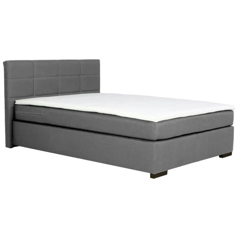 Boxspringbett 120/200 cm in Grau