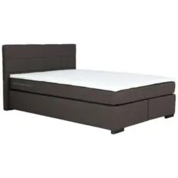 Boxspringbett 140/200 cm in Anthrazit