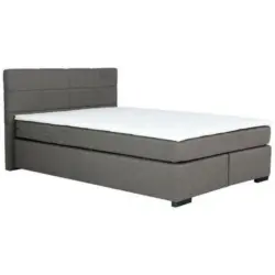 Boxspringbett 120/200 cm in Grau
