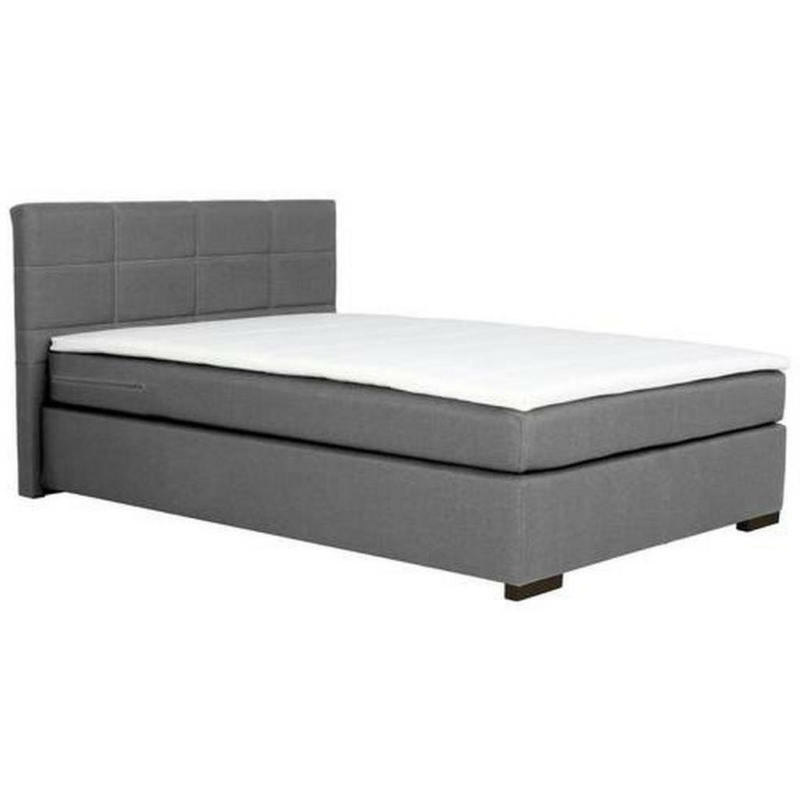 Boxspringbett 140/200 cm in Grau