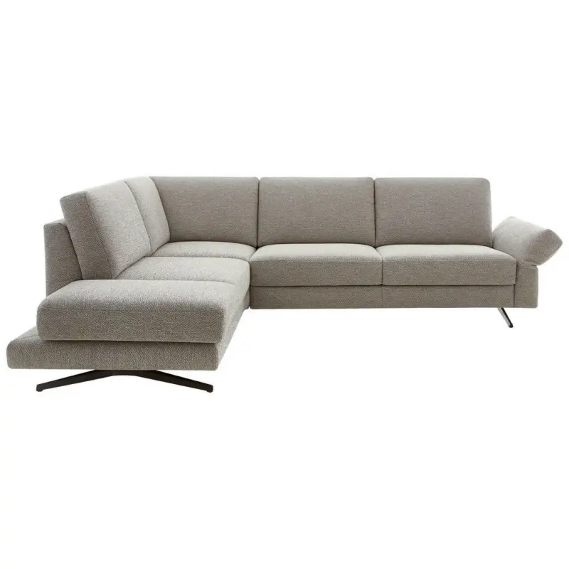 Wohnlandschaft in Flachgewebe Beige