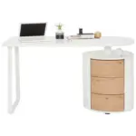 XXXLutz Lauterach - Ihr M&ouml;belhaus bei Bregenz Schreibtisch 140/64/76 cm in Wei&szlig;, Eichefarben