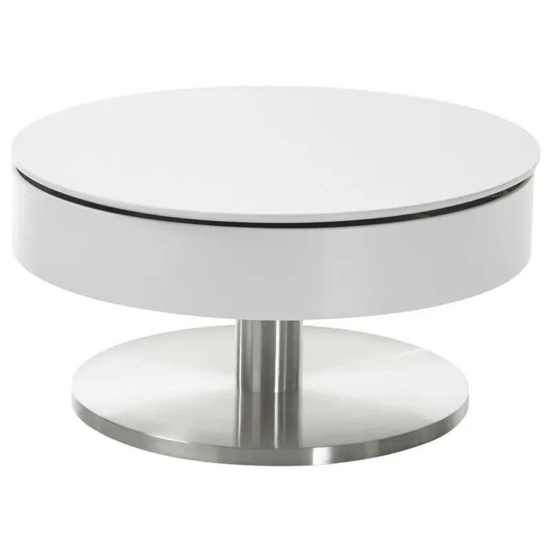 Couchtisch in Metall, Holzwerkstoff 78,5/78,5/40 cm