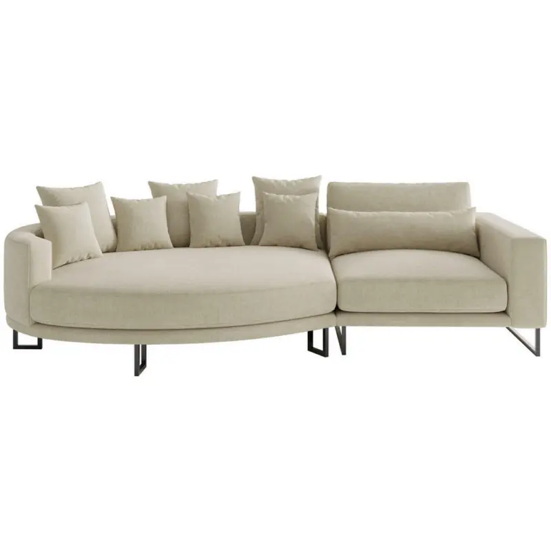 Bigsofa in Webstoff Beige