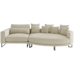 Bigsofa in Webstoff Beige
