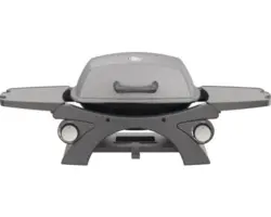 Gasgrill 2 Brenner H 38 cm inkl. Ablage, Deckelthermometer, Fettauffangschale Grillrost