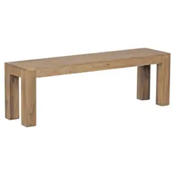 Sitzbank in Holz Akaziefarben