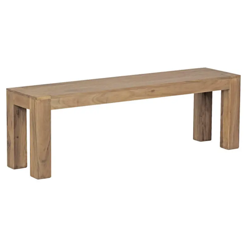 Sitzbank in Holz Akaziefarben