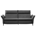 XXXLutz Lauterach - Ihr Möbelhaus bei Bregenz Dreisitzer-Sofa in Echtleder Dunkelgrau