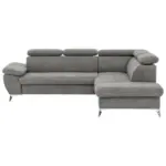 XXXLutz Lauterach - Ihr M&ouml;belhaus bei Bregenz Ecksofa in Mikrofaser Grau