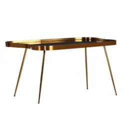 Couchtisch in Metall 90/50/48 cm