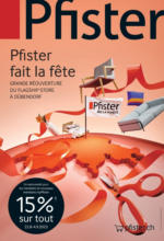 Pfister Pfister Offres - bis 04.09.2023