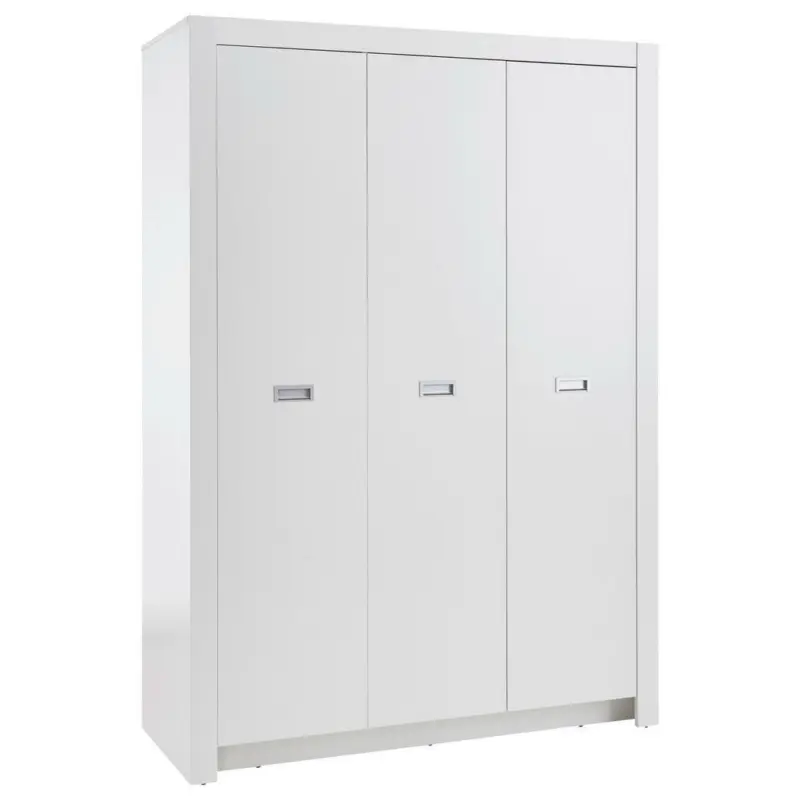 Drehtürenschrank in Weiß