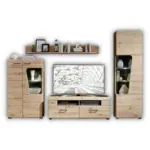 XXXLutz Lauterach - Ihr M&ouml;belhaus bei Bregenz Wohnwand 322/205/47 cm in Eichefarben