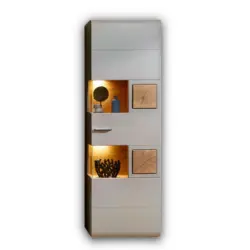 Vitrine in Eichefarben