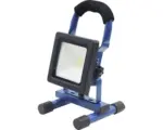 Hornbach LED Akku Strahler tragbar IP65 10W 800 lm 5000 K neutralweiß schwarz/blau HxBxT 255x140x145 mm
